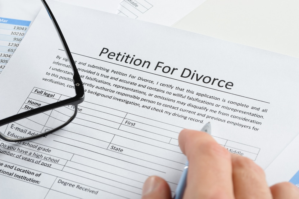 filing for divorce in TX